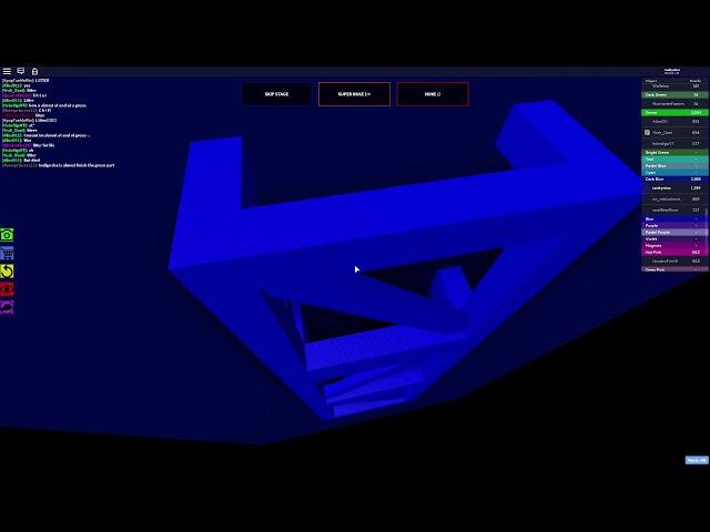 (Tutorial) Dark Blue Stage | The Impossible Obby | Roblox