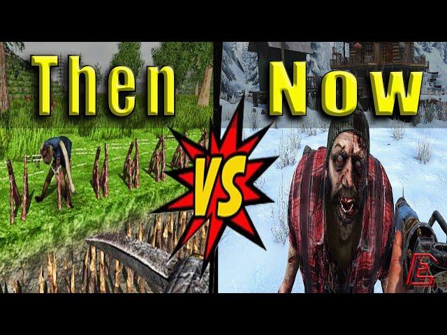 The EVOLUTION of 7 Days to Die: What's Changed Over Time | Alpha 1 vs Alpha 22