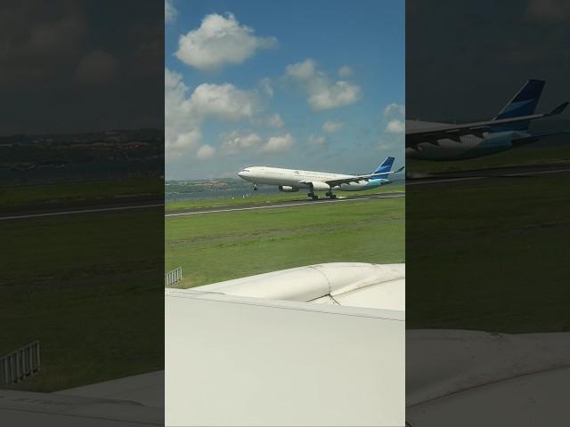 Flight landing in bali airport,Garuda airlines#airport #viralreels#shorts #trending #bali#travel