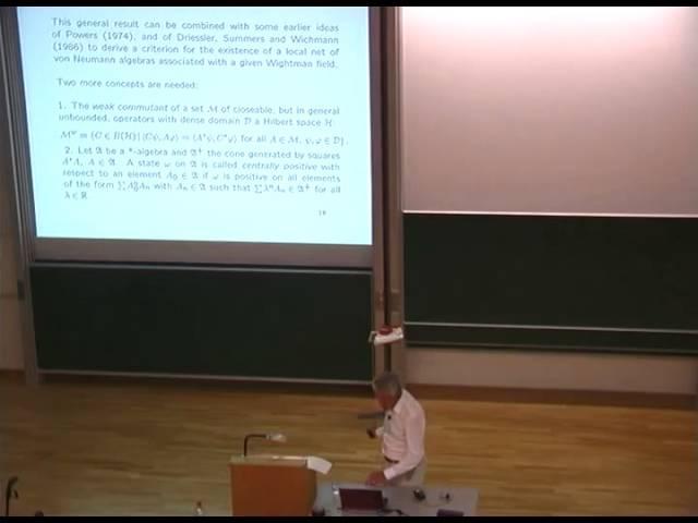 Algebraic Quantum Field Theory | Talk by Jakob Yngvason