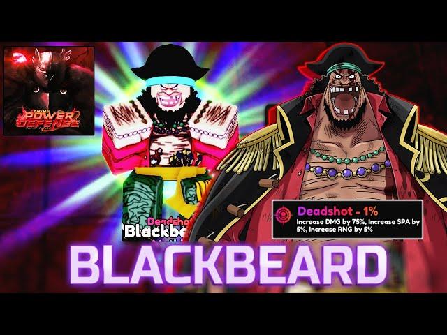 Roblox Anime Power Defense - Blackbeard [Review]