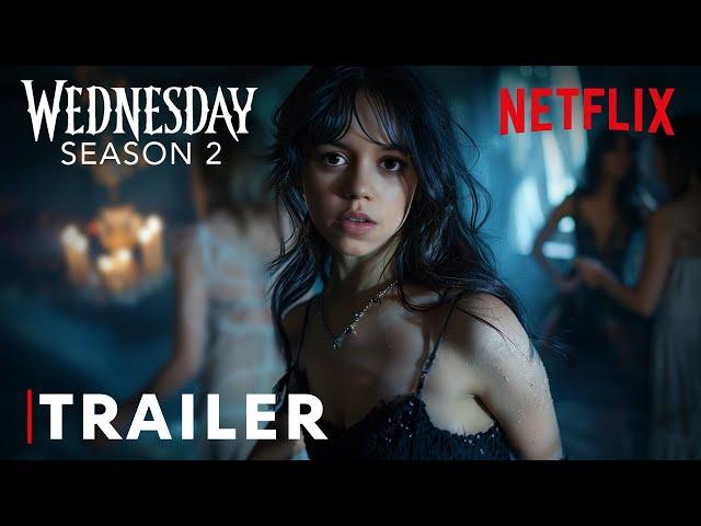 Wednesday Addams: Season 2 - First Trailer | Jenna Ortega | Netflix Series