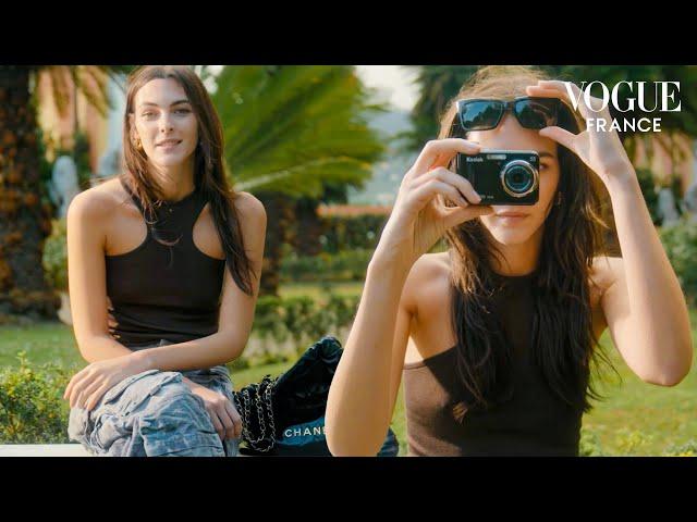 Inside Vittoria Ceretti's Chanel Travel Bag | On the Road | Vogue France