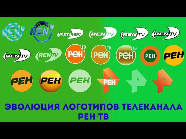 Эволюция логотипов телеканала РЕН-ТВ