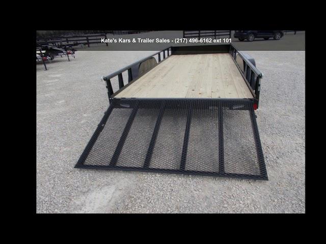 2021 Rice Trailers Ta Pipe Top Rail 82X18' Utility Traile...