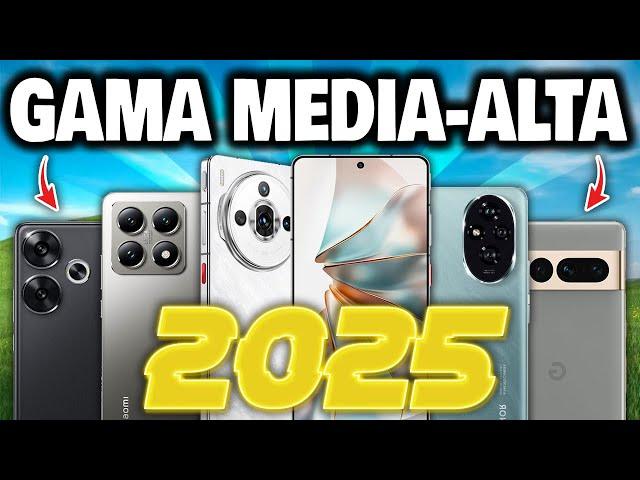  Los 10 MEJORES CELULARES GAMA MEDIA - ALTA para COMPRAR en 2025 ¡ESTOS SI SON CALIDAD PRECIO!