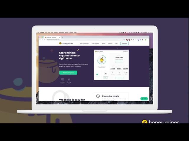 Honeyminer - Earn Bitcoin with Your Computer