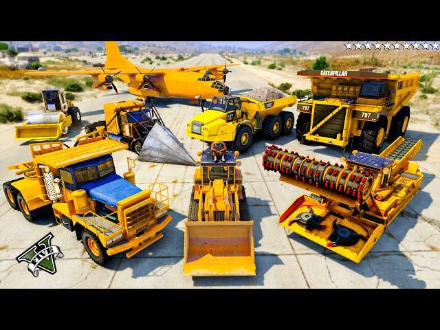 Franklin Steal Massive Construction Vehicles!