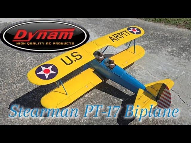 Dynam Stearman PT-17 Biplane