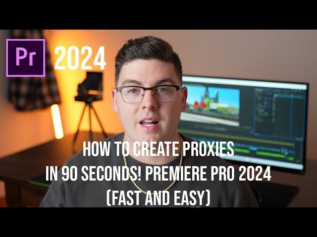 How to Create Proxies (QUICK & EASY) | Premiere Pro 2024