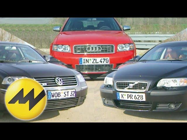 Volvo S60 R vs. Audi S4 vs. VW Passat W8: Reichlich Power in der Mittelklasse