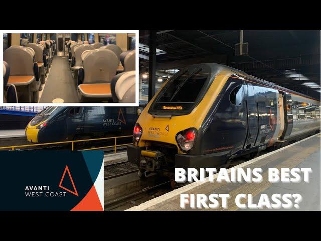 Avanti west coast first class! London Euston - Birmingham New Street trip report.