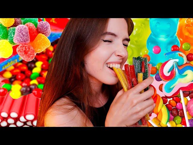 АСМР Итинг кислого мармелада / ASMR Eating sour marmalade