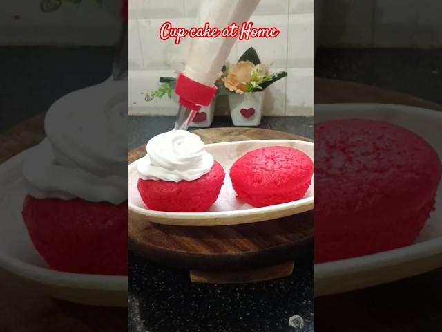 #cupcakedesign#cake #trendingsong#ytshorts #redvelvetcake#cupcake#recipe#cake #homemadecake ASMR#fyp