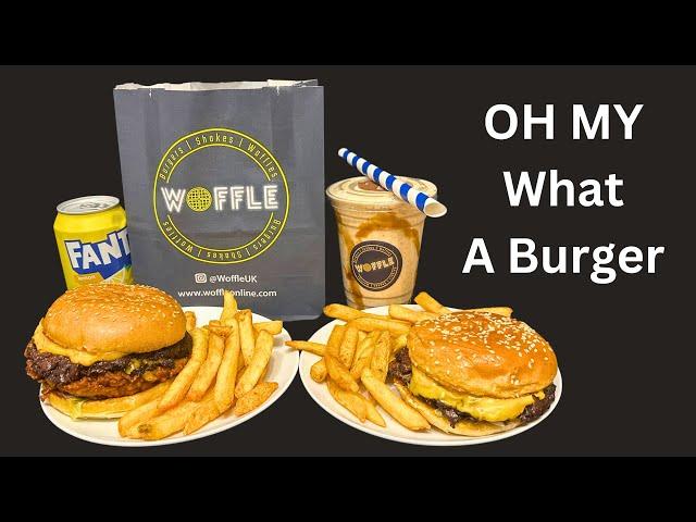 OH MY What A Burger WOFFLE in Liverpool