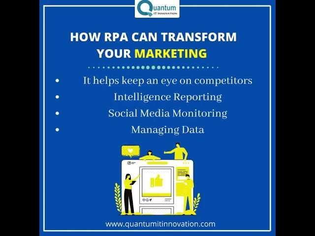 How RPA can Transform Marketing ?