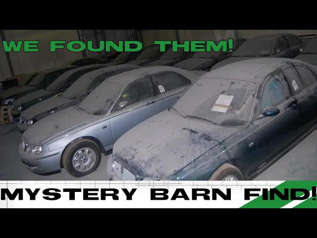 INCREDIBLE ROVER MYSTERY UNCOVERED? The Ultimate Barn Find NEW Rover 75s!