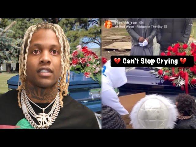 Lil Durk at King Von Memorial (Hard Not To Cry)