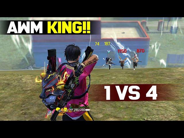 SNIPER KING IS BACK!!(SOLO VS SQUAD) | GARENA FREE FIRE