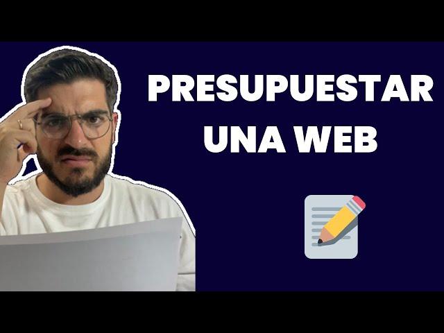  Cuanto cobrar por hacer una página web [ Presupuesto total ]