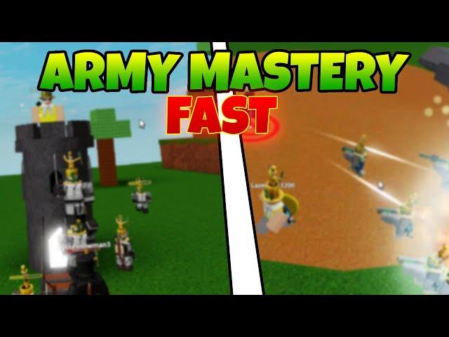 Ability Wars | How To Get ARMY MASTERY Fast | Roblox