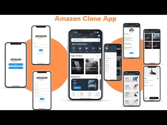 Building an Amazon Clone App Using Flutter and Provider - Complete Tutorial