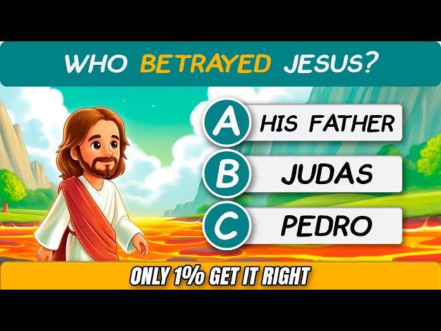 The Ultimate JESUS BIBLE QUIZ  | 30 questions you don't know how to answer 