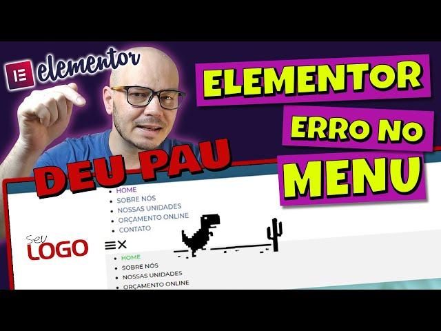 [ATENÇÃO - Leia a Descrição] Como corrigir ERRO - Menu do Elementor Quebrado #elementor #wordpress