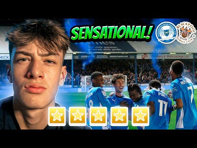 ABSOLUTE DEMOLISHING & GOALS in PETERBOROUGH UNITED vs BLACKPOOL FC