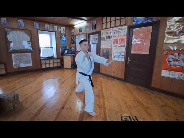 Kanshiwa kata Uechi ryu karate do Hozonkai / Saint Petersburg Shibu instructor Shidoin Roman Semenov