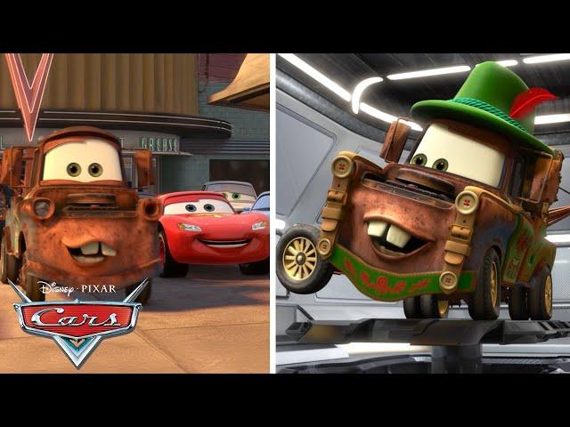 Mater's Funniest Moments in Cars 2 | Try Not To Laugh | Pixar Cars