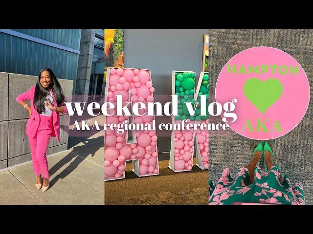 VLOG | AKA  REGIONAL CONFERENCE 2022 | Alpha Kappa Alpha Sorority | Zenese Ashley