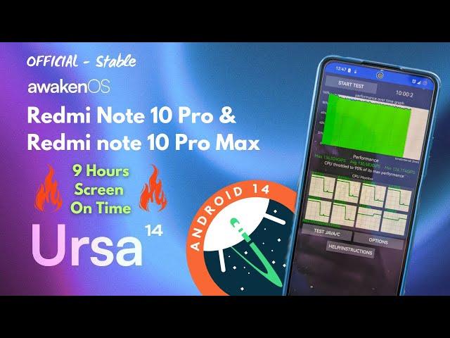 Awaken OS 4.4 OFFICIAL for Redmi Note 10 Pro & Pro Max [] 9 hours Screen On Time 