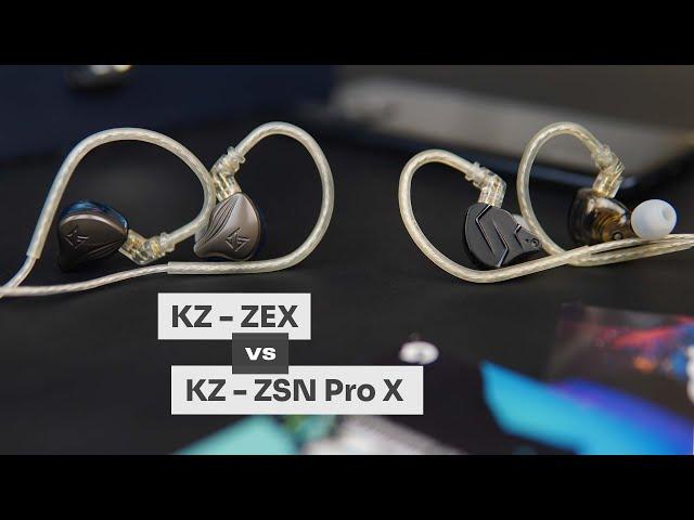 Compared: KZ - ZSN Pro X Vs KZ - ZEX