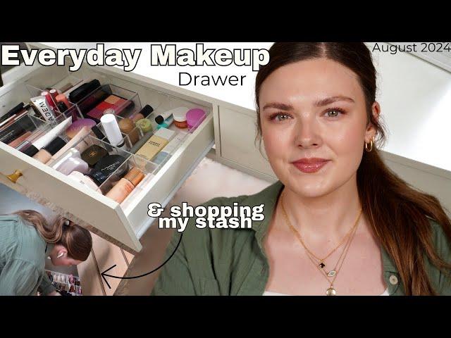 My Everyday Makeup Drawer Shop My Stash & GRWM  August 2024