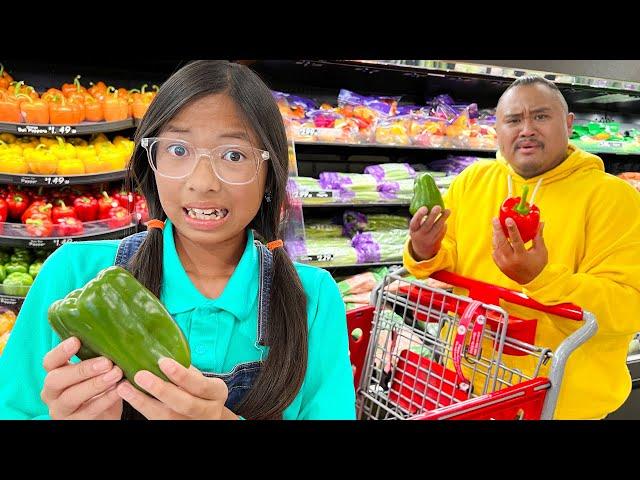 Wendy and Alex Goes Grocery Shopping for Healthy Food | Kids Cook and Eat Healthy Foods