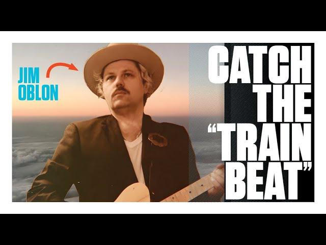 Jim Oblon: Laying down a country/blues-inspired “train beat” rhythm part