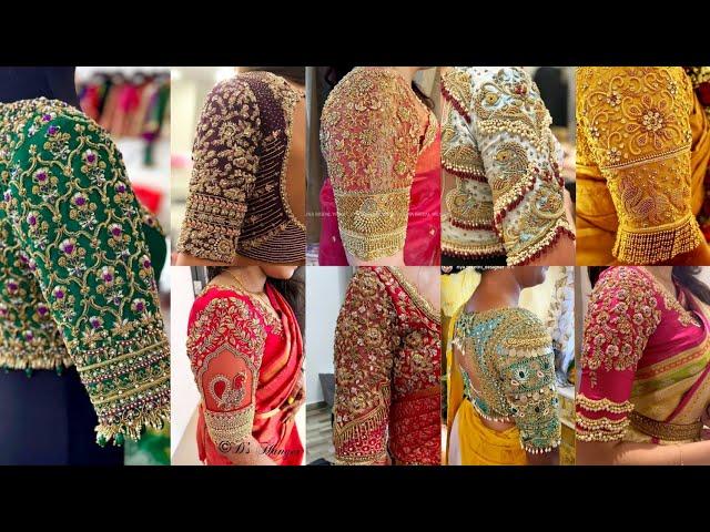 Bridal Heavy Maggam Work Blouse Designs|Aari style Work Designs|Latest Blouse Designs #maggamwork