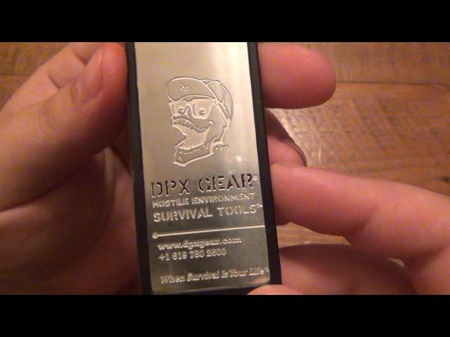 Knife Review : DPX Gear "Danger Tag" $5.00 Emergency Survival Knife...