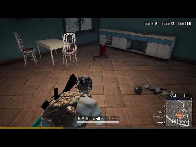 Топ 1 со сквадом на Викенди в PUBG с BlackCatLEO