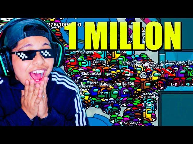 AMONG US PERO SOMOS 1 MILLON DE JUGADORES  | AMONG US PERO EL PISO ES LAVA | Pathofail