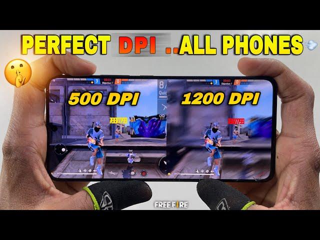 Perfect DPI for Headshot, movement, sensitivity for all phones Best DPI setting in Free fire