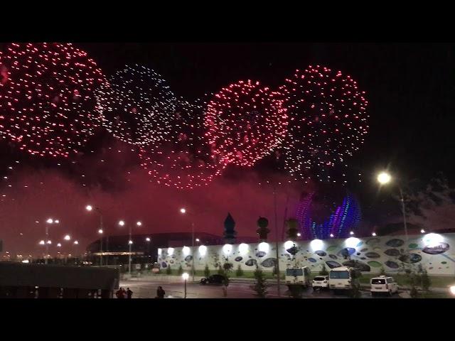 Astana Expo 2017 Салют с закрытия выставки в Астане, Казахстан