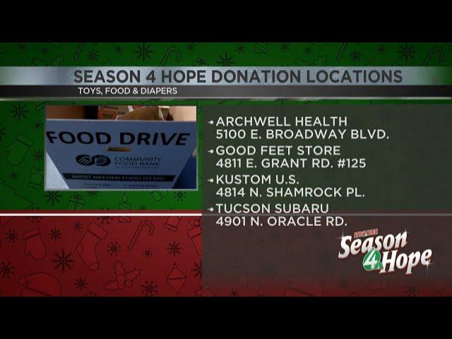 News 4 Tucson Season 4 Hope holiday drive wants your help