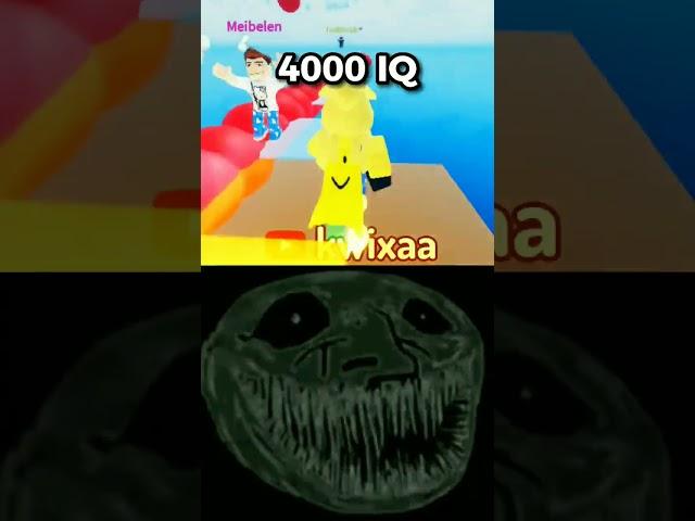 Roblox 4000 IQ Moment!  (Troll Face Meme) #shorts #roblox #trollface