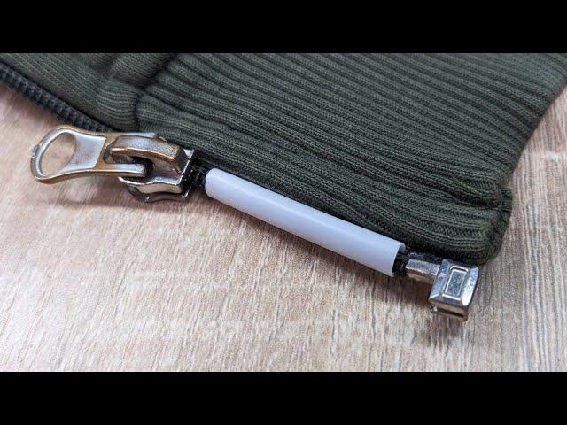 Found an easy way to repair a damaged zipper