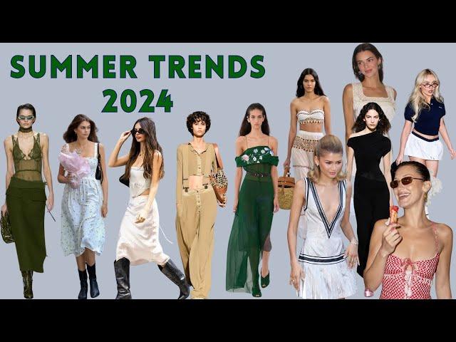 Top 10 Summer 2024 Fashion Trends | Celebrity Inspirations & Outfit Ideas