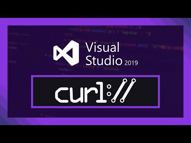 Build + Use static CURL with Visual Studio 2019 or 2017