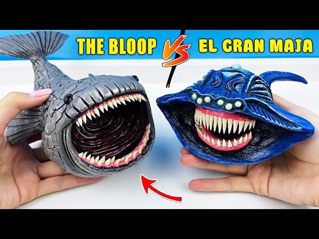 Sculpting Bloop vs El Gran Maja - The Scary Monster of the Ocean  Sculpting OK