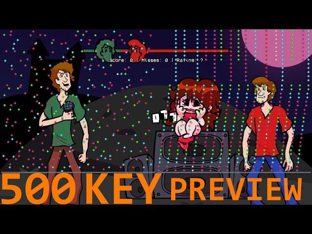 Shaggy 500 Keys Mod Preview Friday Night Funkin'